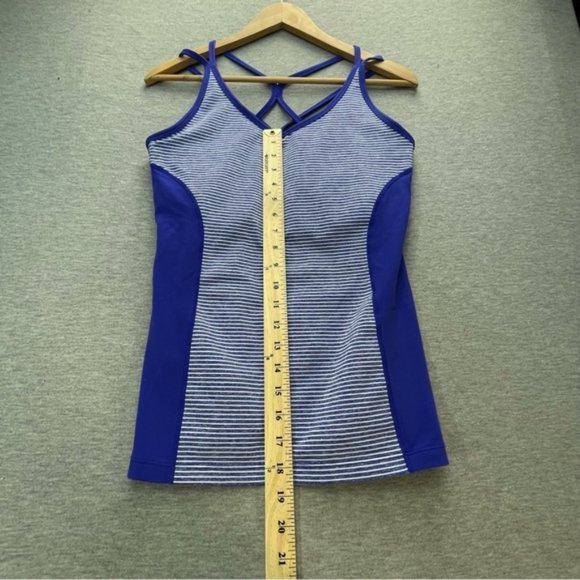 Tuff Athletics Womens Blue White Tank Top Size Medium - Picture 9 of 9